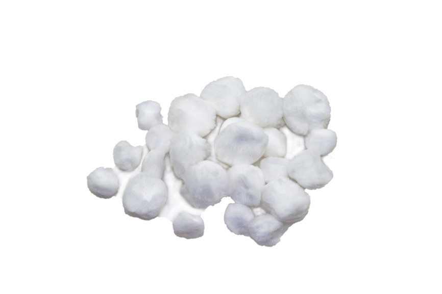 Pompony super puszyste białe POM38 Brewis